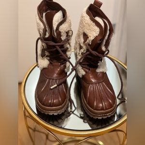 Tory Burch shearling boots